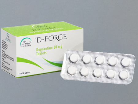 Dapoxetine D-Force 60mg